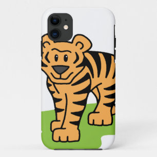 Cartoon Clip Art Bengaalse Tijger Grote Kat met St Case-Mate iPhone Case