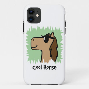 Cartoon Clip Art Cool Paard met Zonnebril Case-Mate iPhone Case