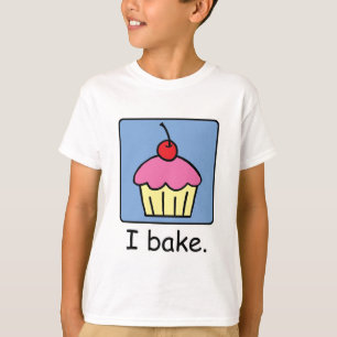 Cartoon Clip Art Cupcake Dessert Roze glazuur T-shirt