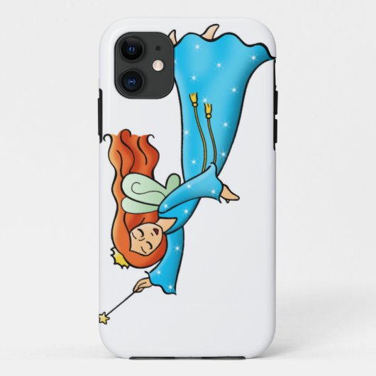 Cartoon Clip Art Flying Fairy Princess Magic Wand Case-Mate iPhone Case (Achterkant)