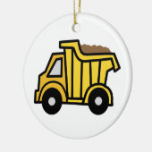 Cartoon Clip Art met constructiedronk Keramisch Ornament (Links)