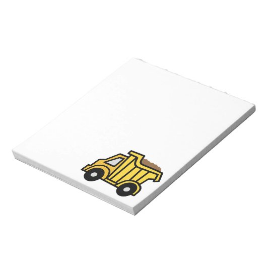 Cartoon Clip Art met constructiedronk Notitieblok (Linkerzijde)