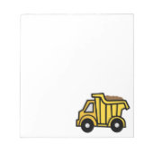 Cartoon Clip Art met constructiedronk Notitieblok (Voorkant)