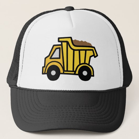 Cartoon Clip Art met constructiedronk Trucker Pet (Voorkant)