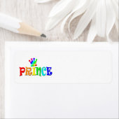 Cartoon Clip Art Regenboog Tekst, Prins en Kroon Etiket (Insitu)