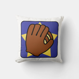 Cartoon Clip Art Sporten Honkbalhandschoen Gouden Kussen
