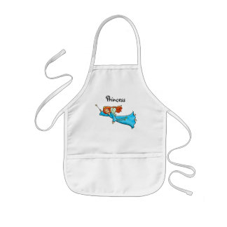 Cartoon Clip Art Vliegende Feeënprinses Toverstaf Kinder Schort