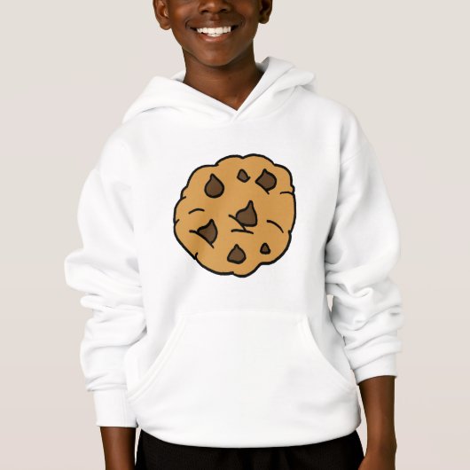 Cartoon Clipart HUGE Chocolate Chip Cookie Dessert (Voorkant)