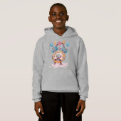 Cartoon Clock | Kinder Hoodie (Voorkant volledig)