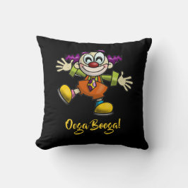 Cartoon Clown Ooga Booga Kussen