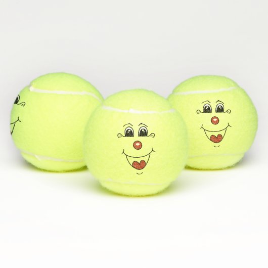 Cartoon Clown Tennisballen (Multi)