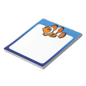 Cartoon Clownvis Notitieblok (Linkerzijde)