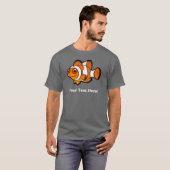 Cartoon Clownvis T-shirt (Voorkant volledig)