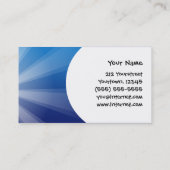 Cartoon Clownvis Visitekaartje (Achterkant)