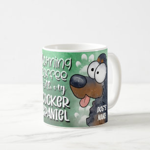 Cartoon Cocker Spaniel Dog Pet Coffee Mok, Cup Koffiemok