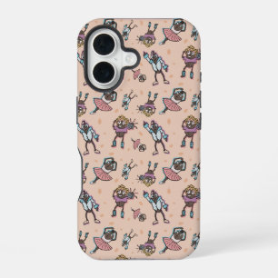 Cartoon Coffee Bean Dansfeest iPhone 16 Hoesje