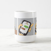 Cartoon Coffee Cup Koffiemok (Center)