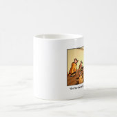 Cartoon Coffee Mok, Mendel's erwten Koffiemok (Center)