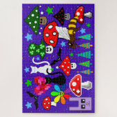 Cartoon Collage Jigzaag Puzzle Legpuzzel (Verticaal)