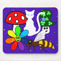 Cartoon Collage Mousepad