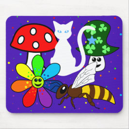 Cartoon Collage Mousepad Muismat