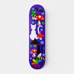 Cartoon "Collage Skateboard Deck"