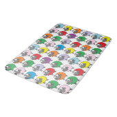 Cartoon Colorful Sheep Pattern Badmat (Gekanteld)