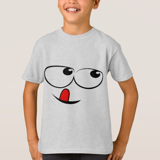 Cartoon Comic Face T-shirt (Voorkant)