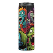 Cartoon Comic Zombies Tumbler Wrap T-shirt Thermosbeker (Achterkant)
