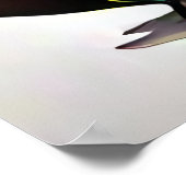 Cartoon cool buitenaards wezen | AI Art Poster (Hoek)