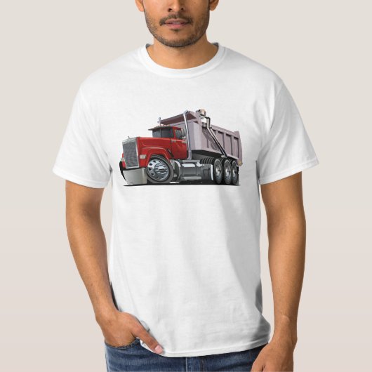 Cartoon cool dump truck T-Shirt (Voorkant)
