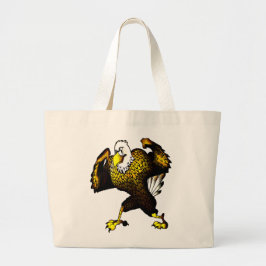 Cartoon Cool look Eagle Canvas tas