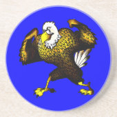 Cartoon Cool look Eagle Onderzetter (Voorkant)