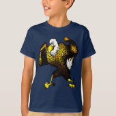 Cartoon Cool Looking Eagle Shirt (Voorkant)