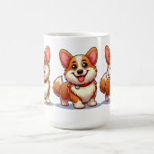Cartoon Corgi Koffiemok (Center)