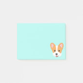 Cartoon Corgi Post-it® Notes (Voorkant)