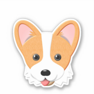 Cartoon Corgi Sticker