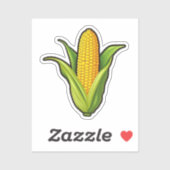 Cartoon corn sticker (Vel)