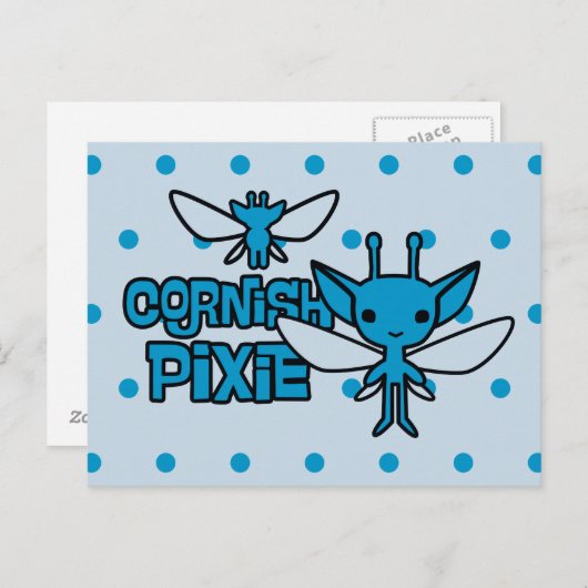 Cartoon Cornish Pixie Character Art Briefkaart (Voorkant / Achterkant)