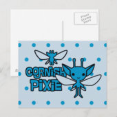 Cartoon Cornish Pixie Karakter Kunst Briefkaart (Voorkant / Achterkant)