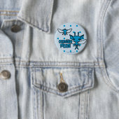 Cartoon Cornish Pixie Karakter Kunst Ronde Button 5,7 Cm (In situ)