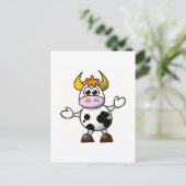 Cartoon Cow Briefkaart (Staand voorkant)