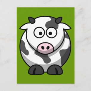 Cartoon Cow Briefkaart