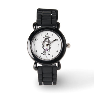 Cartoon Cow Horloge