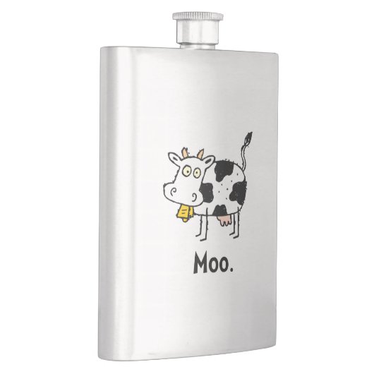 Cartoon Cow Moo Flacon (Rechts)