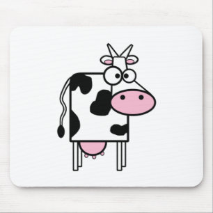 Cartoon Cow Muismat