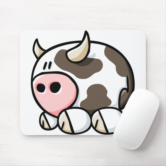 Cartoon Cow Muismat (Met muis)