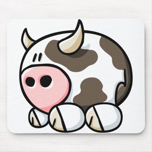Cartoon Cow Muismat (Voorkant)