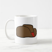 Cartoon Cowboy Pet Koffiemok (Links)