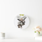 Cartoon cowboy-sportpistolen ronde klok (Huis)